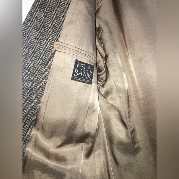 JoS. A. Bank | Men’s Wool Tan Brown Blazer Jacket - Picture 9 of 13
